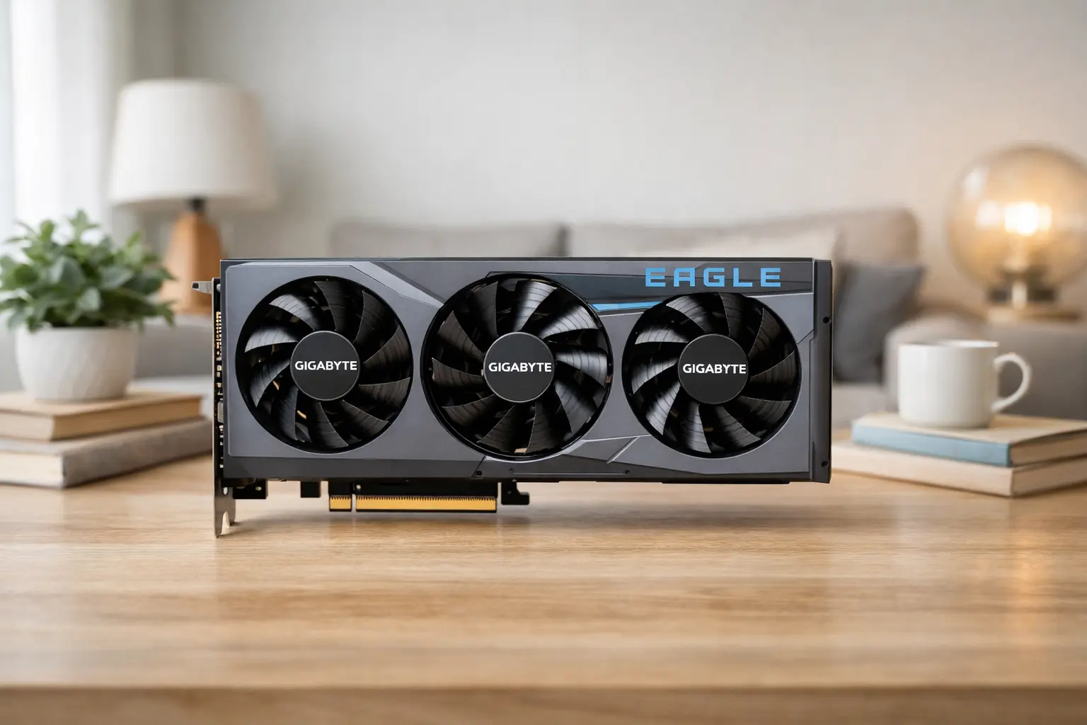 Som imersivo: 6 placas de vídeo RTX 5070 12GB GDDR7 Gigabyte Eagle