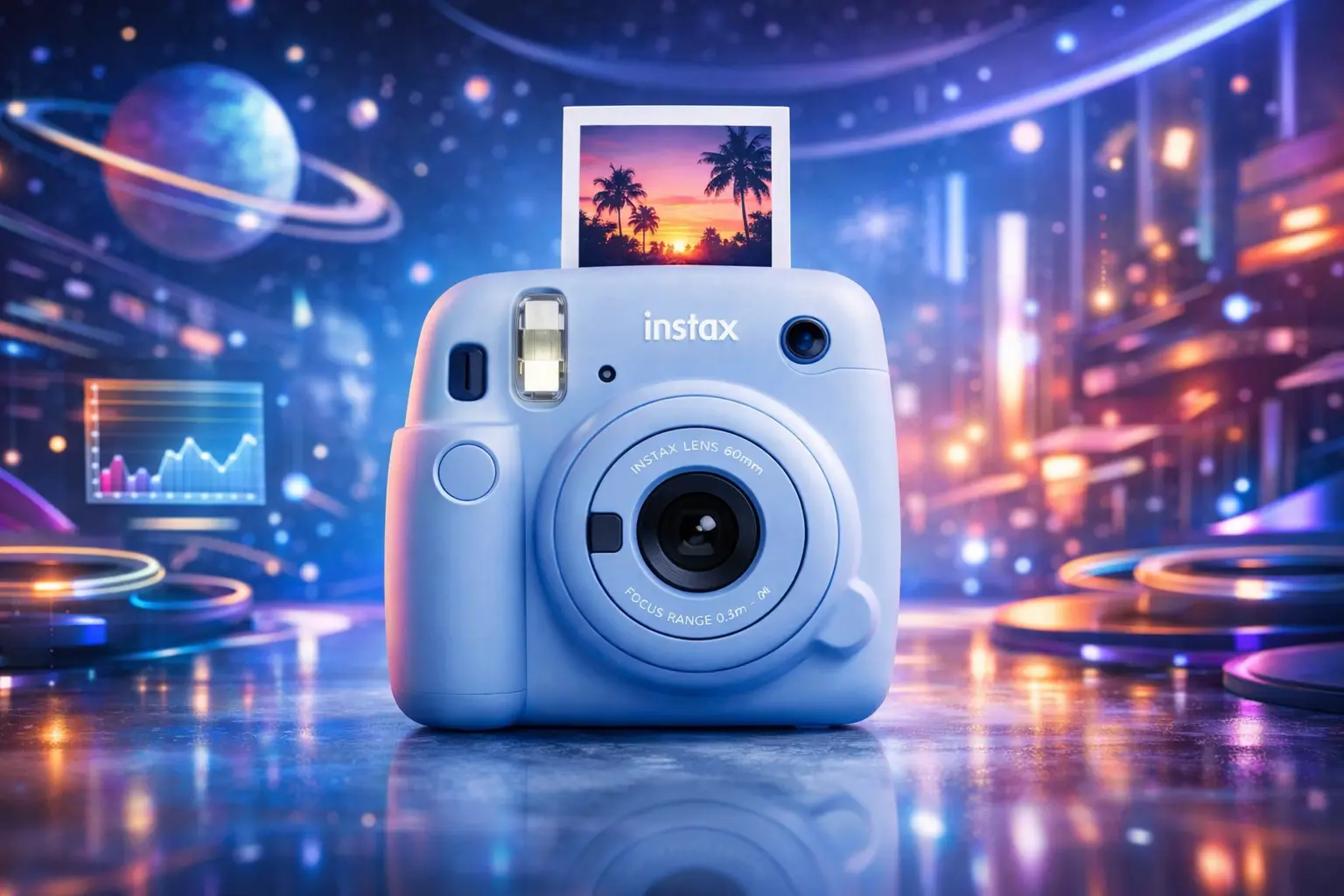 Bateria que dura: 6 Câmeras Instax Mini 12 para fotos instantâneas