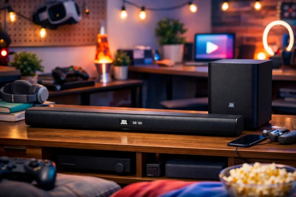 Performance de ponta: 6 soundbars JBL que se destacam em 2026