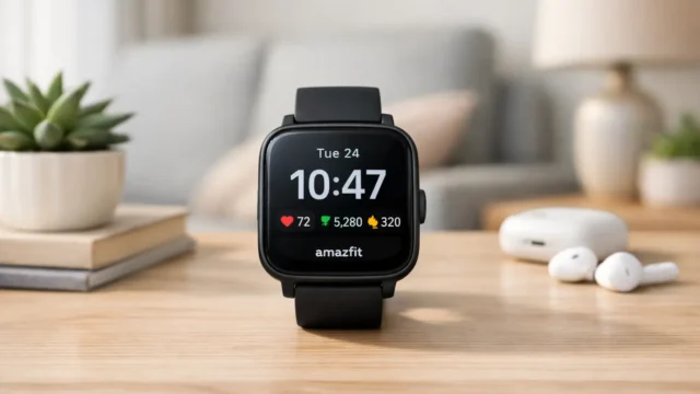 Design premium: 6 relógios inteligentes Amazfit Bip 5 por preço justo