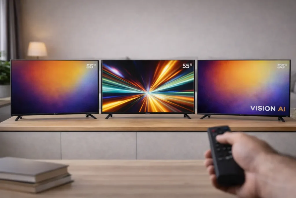 Hisense e Samsung: 3 opções de TVs 55" para escolher com clareza