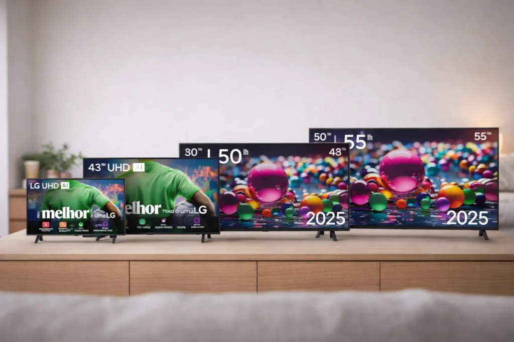 Smart TV: 4 opções de itens por tamanho para escolher com clareza