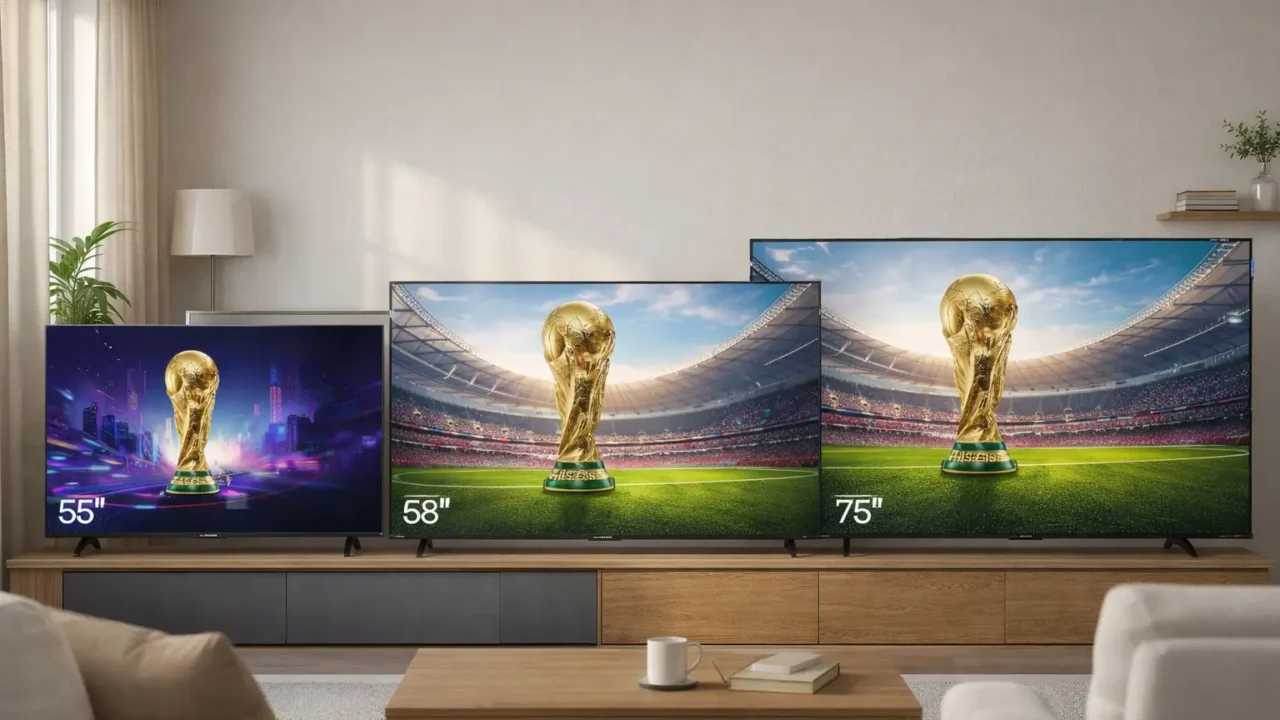 Hisense TVs: 4 opções de tamanhos variados para decidir com clareza
