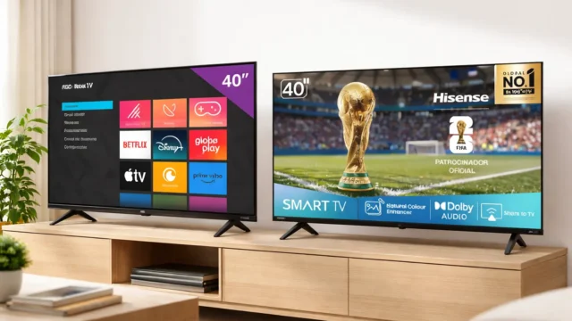 TV smart 40 polegadas: 5 opções de modelos para escolher com clareza