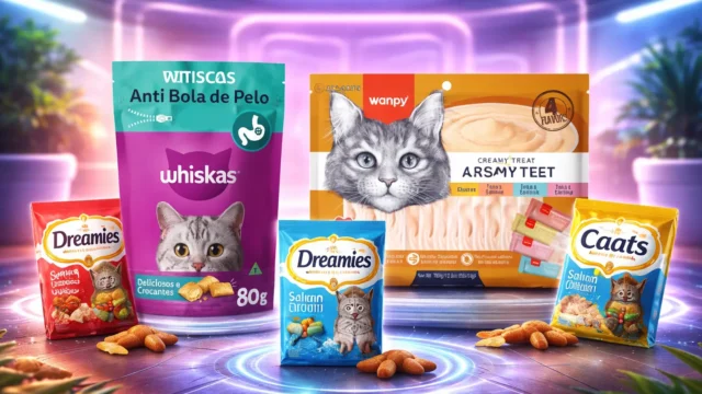 Petiscos para gato: 5 opções para alinhar com seu uso e evitar compra errada
