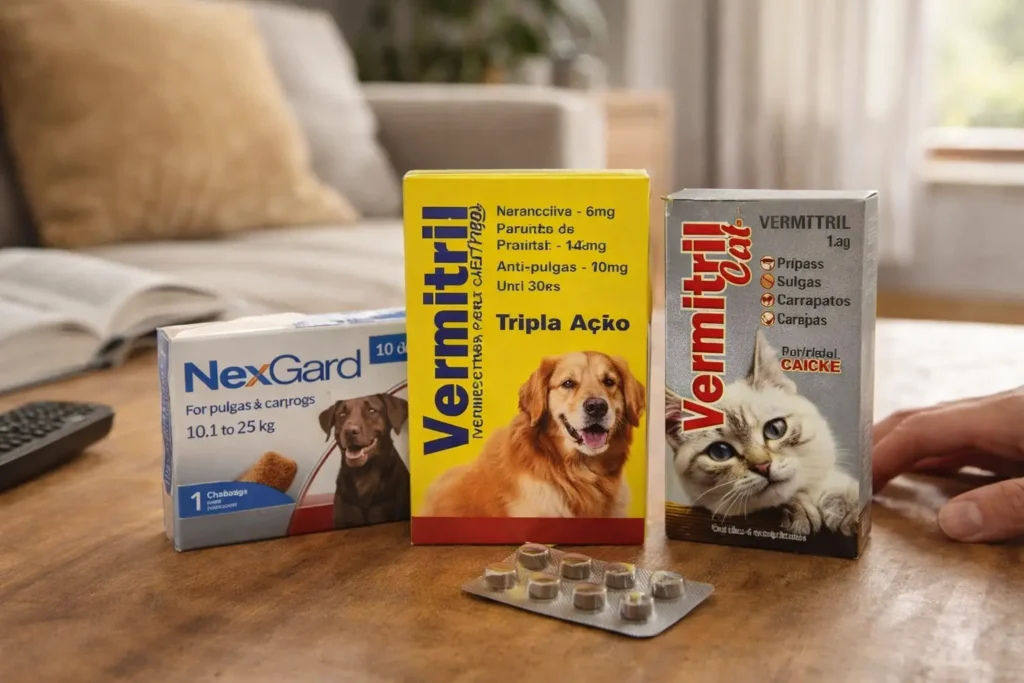 Anti pulgas e carrapatos: 5 escolhas por perfil de uso para decidir com clareza