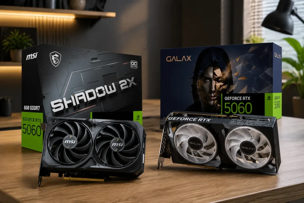 RTX 5060 8GB: 4 opções para jogos e criação no uso real