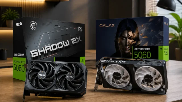RTX 5060 8GB: 4 opções para jogos e criação no uso real