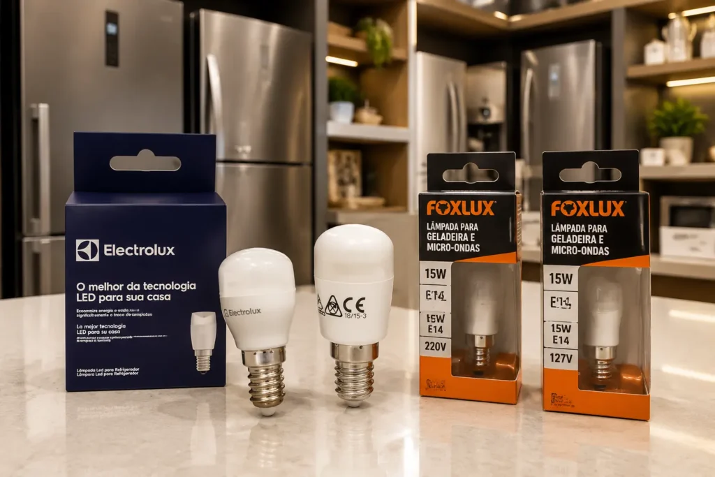 Lâmpadas para geladeira Electrolux: 5 opções por perfil de uso para acertar no perfil