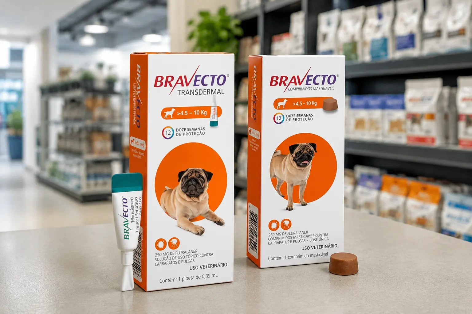 Bravecto® para cães de 4,5 a 10kg: 2 opções de antipulgas e carrapatos para acertar no perfil