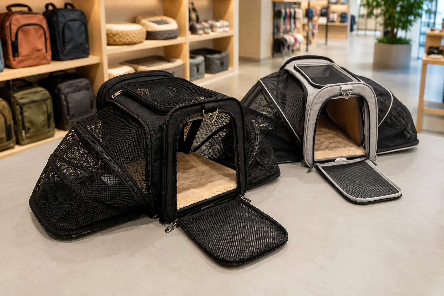 Bolsa pet expansível: 4 opções para viagem com conforto e praticidade