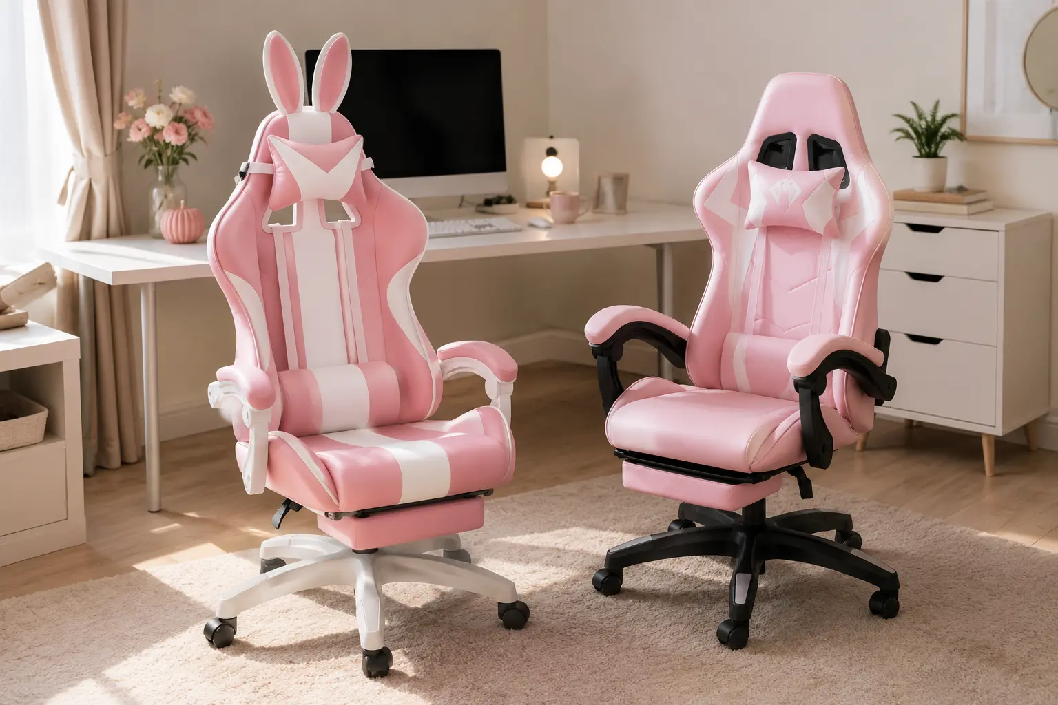 Cadeiras gamer rosa: 4 opções de modelos para jogos e conforto