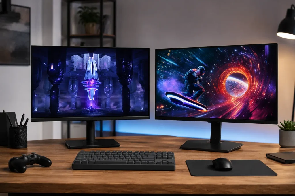 Monitores OLED 144Hz: 5 opções para jogos e alinhamento com seu uso