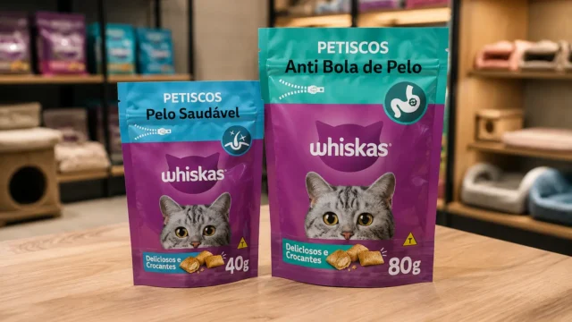 Petiscos Whiskas: 4 opções para alinhar ao perfil do seu gato