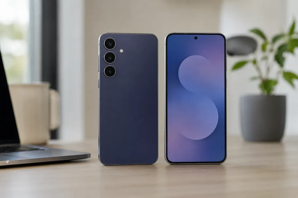 Galaxy S25 FE: 2 versões em azul para escolher por memória
