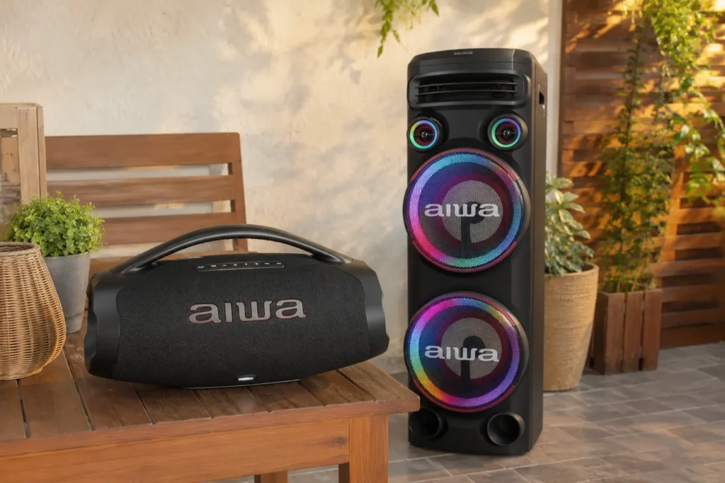 Caixa de som AIWA: 5 opções para usos e ambientes diferentes