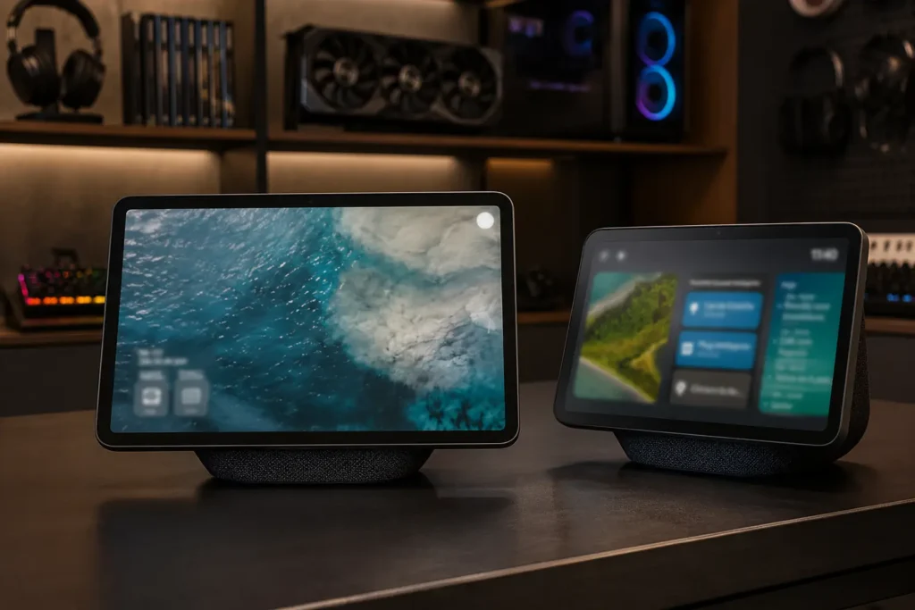Echo Show com Alexa: 4 modelos por tamanho e uso na casa