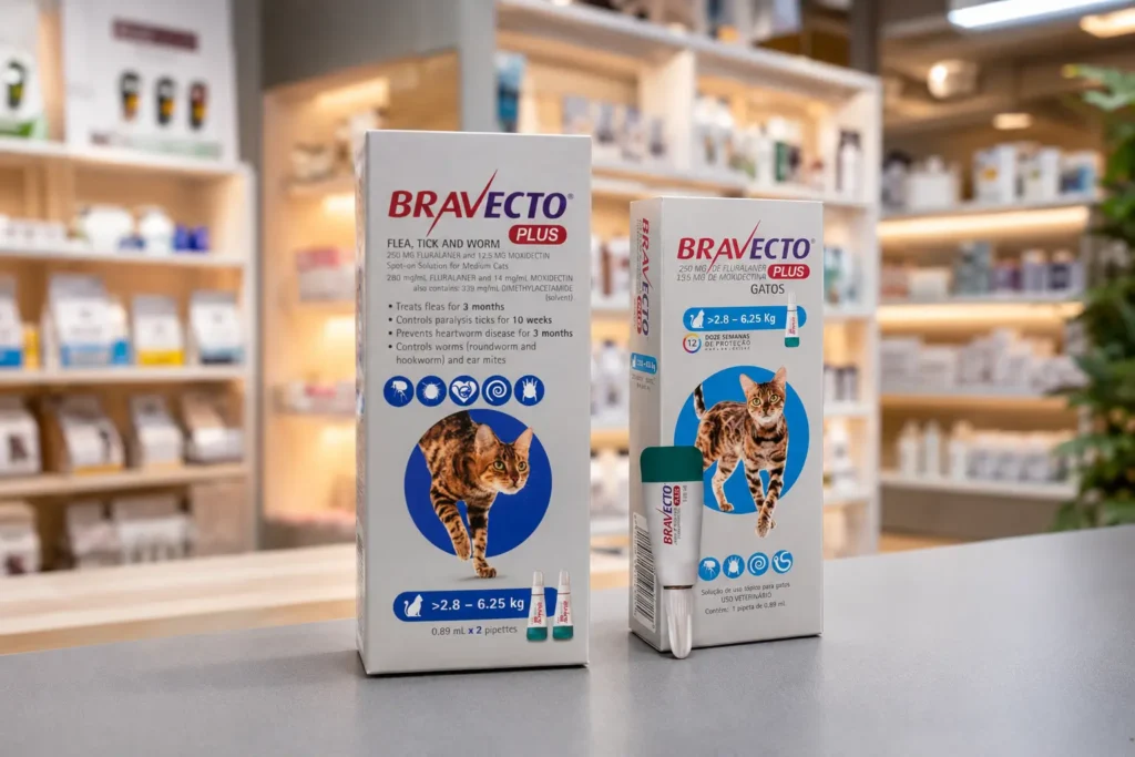 Bravecto para gatos: 5 opções por peso e tipo de proteção