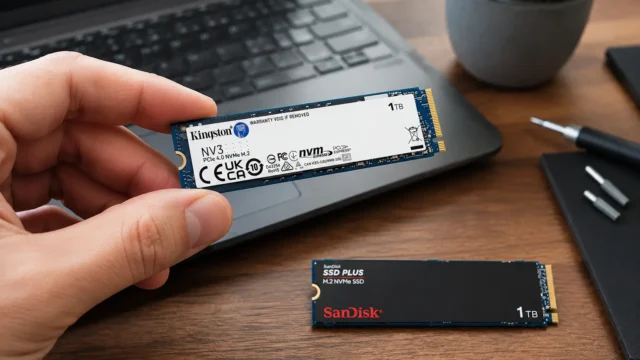 Antes de comprar um SSD Kingston NV3 1TB, veja se compensa investir no modelo 2TB ou no SanDisk Plus sem gastar demais