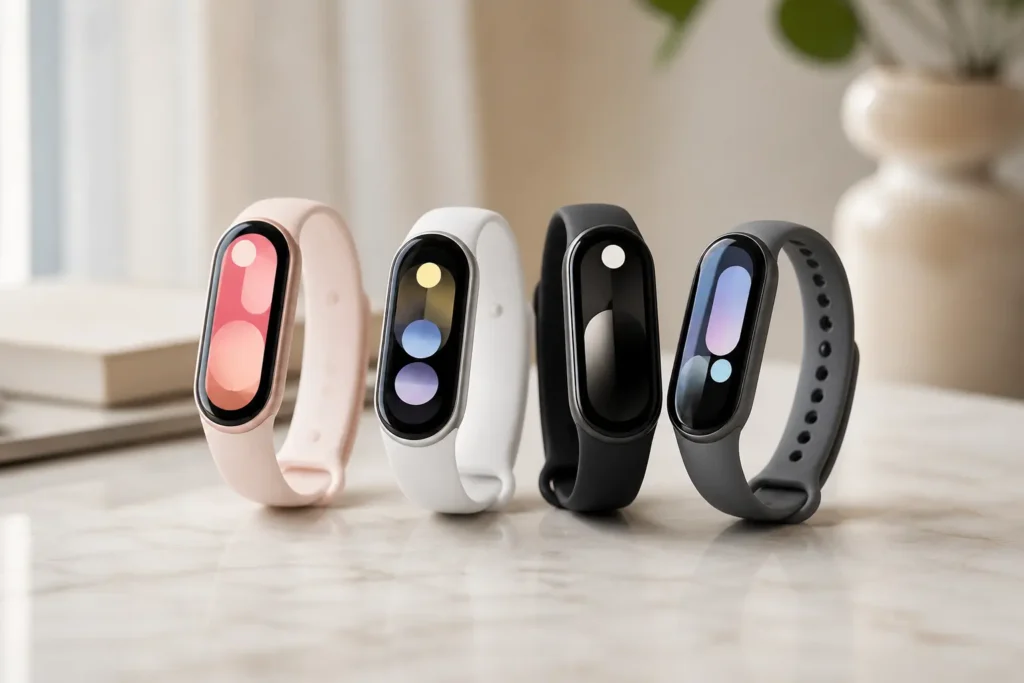 Relógio Mi Band 10: 4 opções de pulseiras inteligentes por perfil de uso