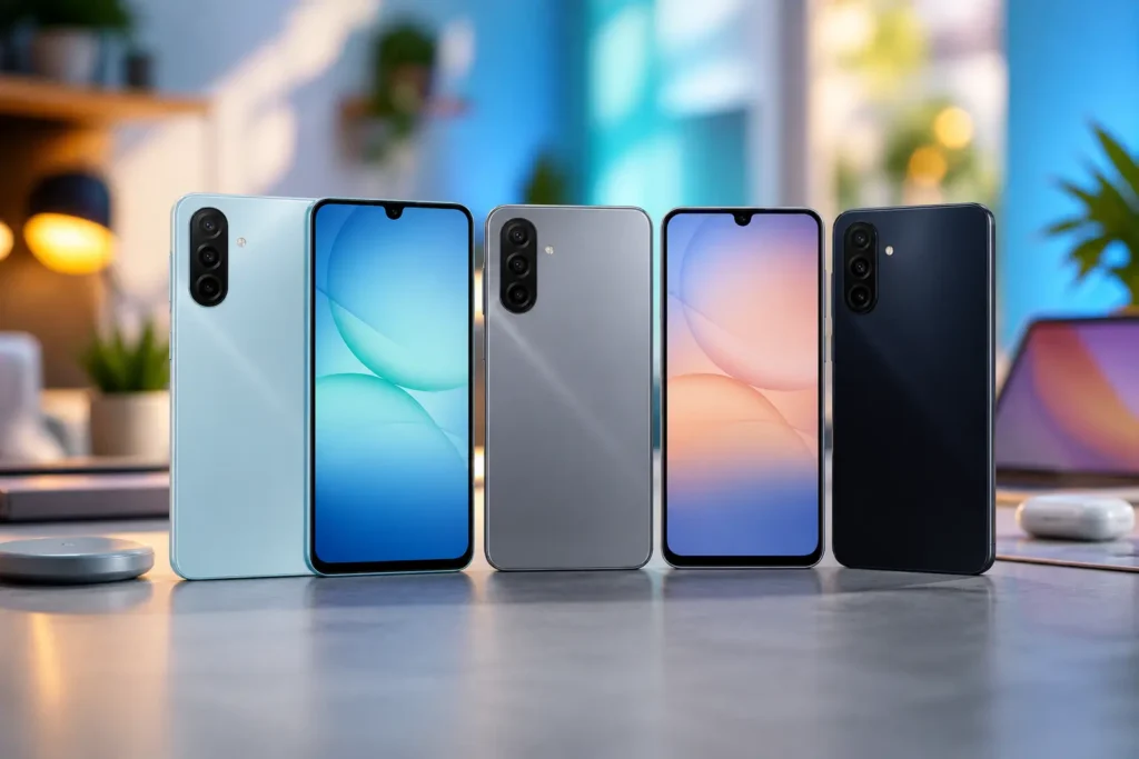 Samsung: 5 escolhas de celulares 256GB 8GB RAM 5G para alinhar com seu uso