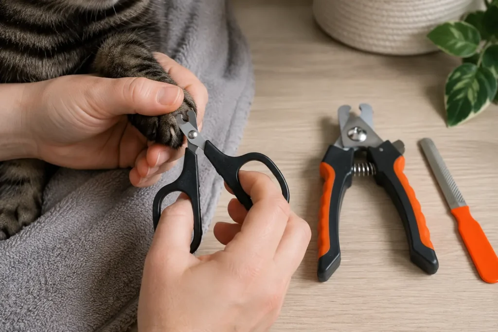 Antes de cortar as unhas do gato em casa, veja qual modelo evita erro na escolha
