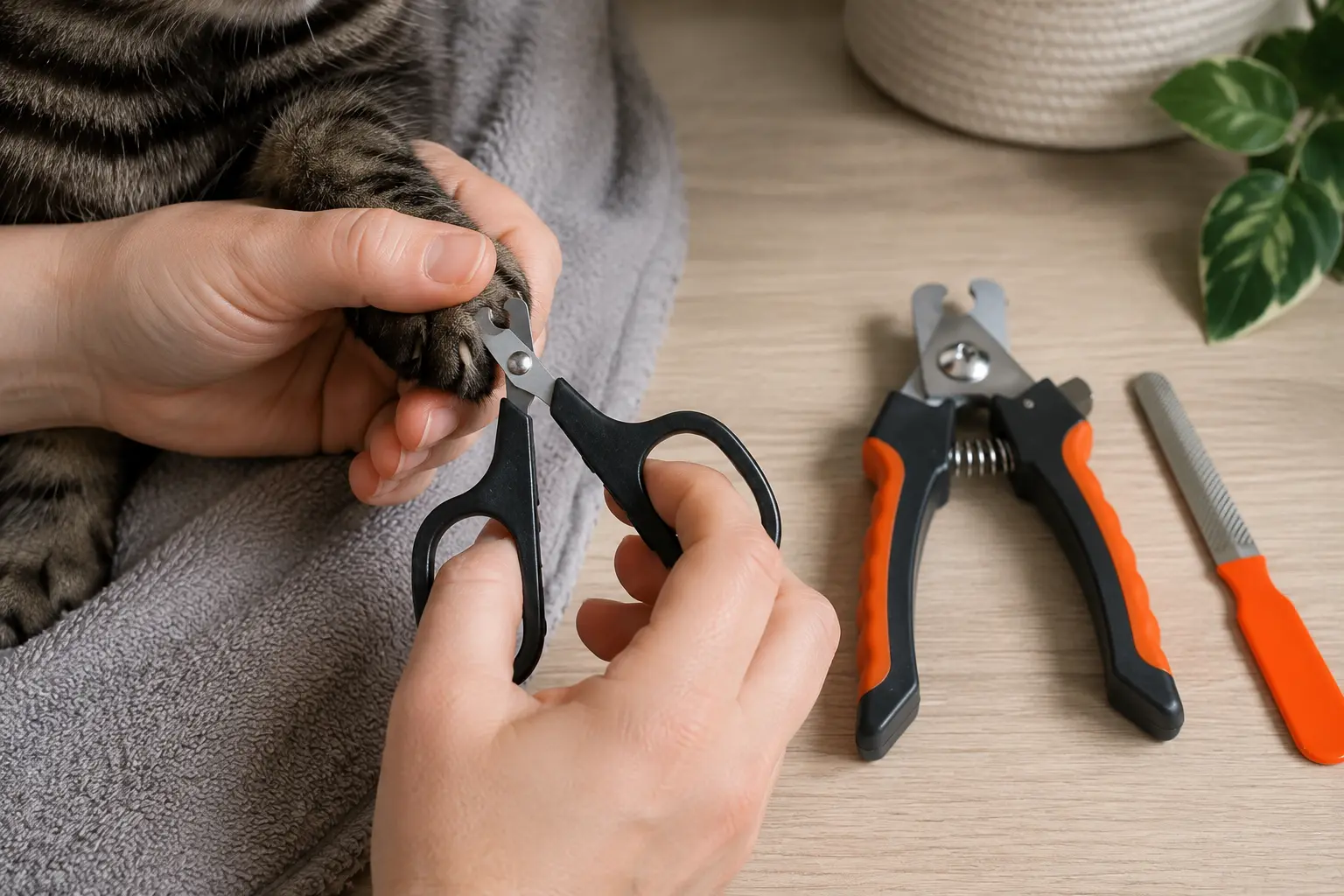 Antes de cortar as unhas do gato em casa, veja qual modelo evita erro na escolha