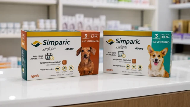 Antes de comprar Simparic para cães, veja como escolher a dose sem errar no peso