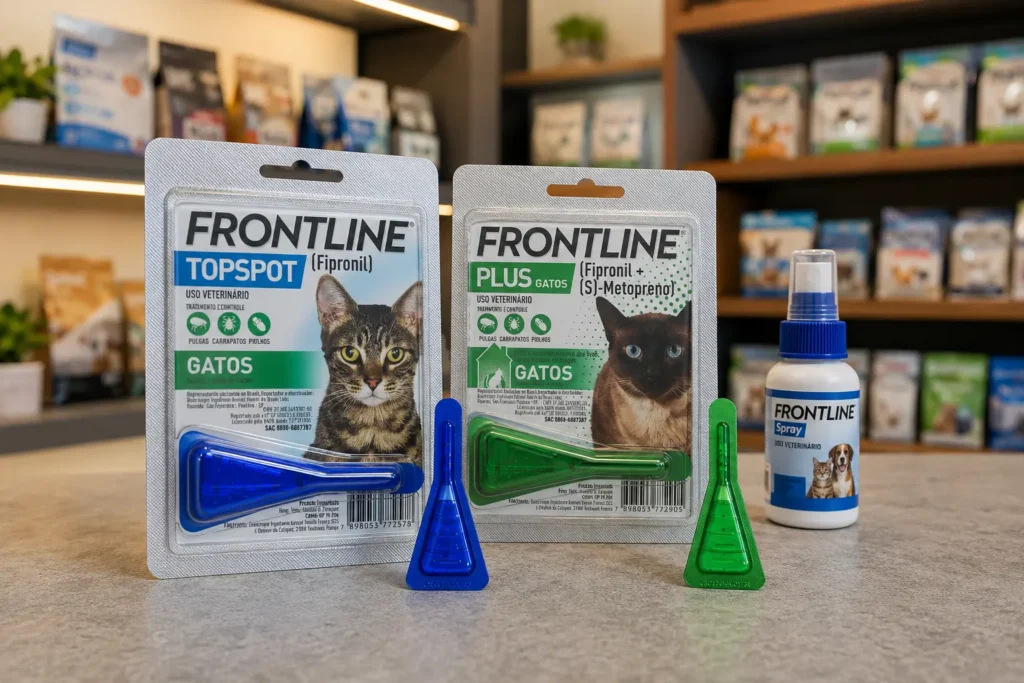 Frontline para gatos: pipeta ou spray muda mais do que parece na proteção