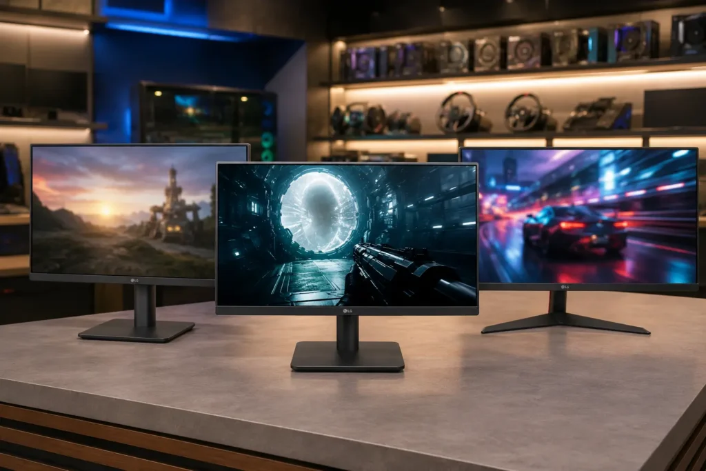 Monitor LG 24MS500 ou UltraGear: quando 100Hz resolve e quando 180Hz pesa